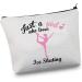 Ice Skating Gifts | Figure Skating Make-Up Bag & Unique Gifts for Girls Who Love Skating - Buy Online on GoSupps.com