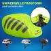 NEXTCOVER Universal Bicycle Helmet Rain Protection | 100% Waterproof & Reflective Helmet Cover | Yellow Rain Hood for All Helmets - Buy Online on GoSupps.com