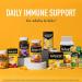 Airborne 180mg Vitamin C + D with Zinc Gummies - 60 Ct Immune Support Supplement - Buy Online on GoSupps.com