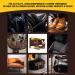 Macari Leather Care Set: 500ml Balm & Cleaner 2 Sponges Brush - Ultimate Leather Cleaner for Couches Cars Furniture & More - Buy Online on GoSupps.com
