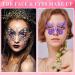4 Sheets Self-Adhesive Face Gems for Women - Rhinestone Stick on Eyes, Body & Butterfly Festival Face Stickers for Rave Party - Buy Online on GoSupps.com