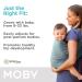 Moby Ring Sling Wrap Carrier | Versatile Hands-Free Support for Parents | Breathable Baby Wrap for Newborns to Toddlers | Supports 8-33 lbs | Fern - Buy Online on GoSupps.com