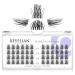 BEYELIAN Cluster Lashes, DIY Eyelash Extension Lash Clusters Individual False Eyelashes Extension Natural Look Reusable Glue Bonded Super Thin Clear Band 48 Lash Clusters (Style 5 0.07 12mm Clear Band) Luxury- Transparent