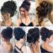 Hair Bun Hairpiece for Women Messy Bun Hair Piece for Women Tousled Updo Hair Bun Extensions Synthetic Elastic Band Hair Chignon Wavy Curly Ponytail Hairpieces for Daily Wear Hair Chignons(Q40 60) - Buy Online on GoSupps.com