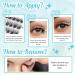 Self Adhesive Eyelashes Reusable 72PCS Cluster Lashes DIY Lash Extension Kit Individual Lashes Kit 10-16mm D Curl Eyelashes with Glue Adhesive No Glue Needed Eyelash Clusters Kit by GEMERRY(A03-Kit) Z-KIT A03 - Buy Online on GoSupps.com