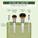 EcoTools On-The-Go Makeup Brush Kit - Travel-Friendly Eco-Friendly Vegan & Cruelty-Free 5 Piece Set for Powders Blush Bronzer & Eyeshadow - Buy Online on GoSupps.com