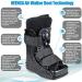 NEENCA Medical Inflatable Walking Boot  Air Cam Walker Fracture Boot  Orthopedic Boot for Ankle Foot Pain Recovery Sprained Ankle  Stress Fracture Broken Foot Achilles Tendonitis. Short Version-USA042 Medium Short - Buy Online on GoSupps.com