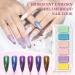MIZHSE Chrome Nail Powder Set - 6 Colors Mermaid Aurora Moonlight Effect - Nail Art Pigment for Gel Polish - Mirror Effect Glitter Powder - Easy DIY Nail Studio - MJF002 - Buy Online on GoSupps.com