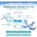 Magnesium Citrate 500mg 120 Capsules - High Potency & Easily Absorbable - 150mg Active Elemental Magnesium - UK Made - Buy Online on GoSupps.com