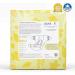Pura Eco-Diapers Size 1 (Newborn 2-5kg) - 132 Organic Cotton Diapers EU Ecolabel Certified Sensitive Skin Monthly Box Moisture Indicator - Buy Online on GoSupps.com