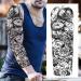 24 Sheets Cool Super Large Full Arm Temporary Tattoo Sleeve for Men & Women - Flower, Eagle, Compass, Tribal Tiger - 16 Sheets Thigh Adults Tatoo - FANRUI - Buy Online on GoSupps.com