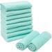 Zollner 10 -Set Seif towels in 30x30 cm - Supernate and soft washcloths in MINT - with a practical hanger - washable up to 60 C - cotton - hotel quality 10x Seiftsch che MINT