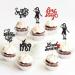 Cyodoos 24PCS Music Singe Cupcake Toppers Music Enthusiast Concert Theme Legendary Since 1989 Theme Party Birthday Birthday Cupcake Toppers for Girls Music Singer Party Cupcake Toppers Black - Buy Online on GoSupps.com