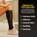 CopperJoint Compression Socks for Men & Women | Breathable Knee High Copper Socks for Running | Comfortable Support & Easy On/Off | Small-Medium Black - Buy Online on GoSupps.com