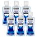 Listerine Advanced Nightly Reset Mild taste (6 x 400 ml) mouthwash remineralized the enamel overnight antibacterial mouthwash cleans deeply for effective tooth protection 400 ml (6 -pack)