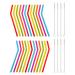 Reusable Silicone Straws for Toddlers & Kids - 24 pcs Flexible Short Drink 6.7" Straws for 6-12 oz Yeti/Rtic/Ozark Tumblers & 8 Cleaning Brushes - BPA Free, Eco-Friendly,no Rubber Tast