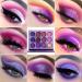 DE'LANCI Purple Eyeshadow Palette - 12 Colors, Matte & Shimmer, High Pigmented, Waterproof & Hypoallergenic - Buy Online on GoSupps.com