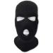Hole Knitted Full Face Ski Mask Balaclava for Winter Sports - Black - Buy Online on GoSupps.com