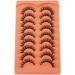16MM Wispy Cat Eye Mink False Eyelashes - 9 Pairs Pack for Natural Long Volume Look - Buy Online on GoSupps.com