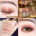 10 Colors Glitter Eyeshadow Palette Glitter/Nude Eyeshadow Palette with Long Eyeshadow Brush Highly Pigmented Waterproof Sweatproof Multifunctional Eyeshadow Palette Build Natural Makeup (#02) - Buy Online on GoSupps.com