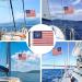 Universal Boat Flag Marine 12x18 + 4 Pole Kits | Ensign Nautical American Flag 12x18 Inch for Yacht Boat - Buy Online on GoSupps.com