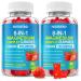 Magnesium Complex Gummies for Women Men 8 in 1 Magnesium Glycinate Citrate Malate Taurate for Bones Muscle Nerve Health Sugar-Free Vegan Non-GMO Strawberry Flavor 120 Count 120 Count (Pack of 1)