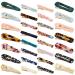 Keopel 30pcs Resin Hair Clips Set, Acrylic Alligator Clips Hair Accessories Leopard Print Hair Barrettes for Women Multicolor