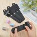 Buy SUPERFINDINGS 4Pcs PU Leather Razor Protective Case - Black Shaving Pouch Holder for Travel | 141mm Long Button Design - Buy Online on GoSupps.com