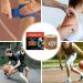 Elastic Cotton Athletic Tape | Athletic Tape Enhanced Support - Elastic Precut Strips Athletic Wraps for Rehabilitation Patients 12 - Buy Online on GoSupps.com