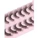 False Eyelashes Wispy Cat Eye Lashes Russian Strip Lashes That Look Like Extensions Fox Eye Lashes D Curl Fake Lashes Pack 7 Pairs by Goddvenus E-cat eye - Buy Online on GoSupps.com