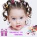 Colorful Moselle Hair Tie Set - 40 Pink & Colorful Bands for Girls | Ponytail & Styling Accessories - Buy Online on GoSupps.com