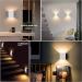Buy TVFly 7W LED Wall Lights - Modern Up & Down Aluminum Light Fixtures (2 Pack) - 3000K Warm White for Living Room Bedroom Bathroom & Stairs - Buy Online on GoSupps.com