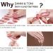 DANNI & TONI Semi Cured Gel Nail Strips - Summer Beach Holiday Gel Nail Stickers - 28 Stickers - Buy Online on GoSupps.com