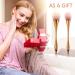 2-Piece Large Mineral Powder & Nail Kabuki Makeup Brush Set - Soft Fluffy Brushes for Full Coverage Loose Powder, Bronzer & Blush - Rose Gold - Buy Online on GoSupps.com