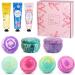 Luxurious Bathing Bomb Gift Set for Women - 5 Bombs 3 Hand Creams & 2 Candles | Perfect for Christmas Mother's Day Valentine's Day & Birthdays | Natural Ingredients - Buy Online on GoSupps.com