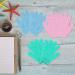 3 Pairs Exfoliating Gloves | Double Sided Body Scrubber for Shower Spa Massage | Dead Skin Cell Remover | Blue Green Pink - Buy Online on GoSupps.com