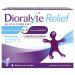 Dioralyte Relief Blackcurrant - Fast and Effective Rehydration Treatment to Help Replace the Loss of Body Fluid and Electrolytes (minerals and salts) - Blackcurrant Flavour- 6 sachets