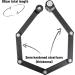 Kryptonite Keeper 585 Folding Combo Bike Lock - Black | 3mm x 85cm - Buy Online on GoSupps.com