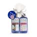Dr Teal's Foaming Bath Holiday Gift Combo Pack (6 fl oz Total): Soften & Moisturize with Shea Butter & Almond Oil and Calm & Serenity with Rose Essential Oil. Treat Your Skin Senses and Stress