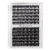Bodermincer 240pcs D Curl 40D Cluster Eyelashes 10-12mm Mixed/12-14mm Mixed/14-16mm Mixed/16-18mm Mixed DIY Eyelash Extension (40D 12-14mm Mixed)