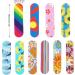 JSRQT 100 Mini Nail Files Double Sided Mini Nail Files Bulk for Natural Acrylic Fake Nails 10 Colors Emery Boards for Nails Nail Filer Professional Nail File Buffer Set Nails Accessories 180/240 Grit - Buy Online on GoSupps.com