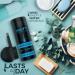 HairFX Hair Perfecting 2-in-1 Kit (DARK BROWN) - Instant Hair Thickening Fibers & Spray Pump for Women & Men - Buy Online on GoSupps.com