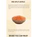 Red Split Lentils (900g) - Massor Dal | High Protein, Non-GMO, Vegan | Easy to Cook | Premium Quality in Reusable Zip Lock Bag - Buy Online on GoSupps.com