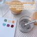 Anulely Nail Brush Cleaning Cup Brush Cleaning Cup Brush Cleaning Cup Nail Glass Cup with Lid Nail Brush Cleaning Tool - Buy Online on GoSupps.com