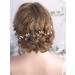 Kercisbeauty Rose Gold Wedding Crystal Headband for Bride | Bridal Hair Vine Wreath Prom Accessories - Buy Online on GoSupps.com