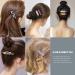 Cptots 12PCS No Bend Hair Clips | Creaseless Acrylic Resin Clips for Makeup & Styling | Hair Barrettes for Women - Style04 - Buy Online on GoSupps.com