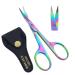 Nail Scissors, Eyebrow Eyelash Mustache Multi-Purpose Toenail Tiny Manicure Scissors For Man and Women