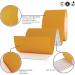 Titanium Sports Kinesiology Tape - 5m Roll for Support & Muscle Recovery in Orange - Buy Online on GoSupps.com