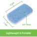 ZenToes Pedicure Pumice Stones Set of 2 - Double Sided Fine and Coarse Callus Remover Blocks for Feet and Body (Blue) - Buy Online on GoSupps.com