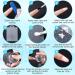 PAGOW 6 PCS French Tip Nail Stamp Kit with Clear Silicone Stamper and Scraper - DIY Manicure Nails - Buy Online on GoSupps.com